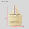 Shoulder Bags Casual Hollow Str Women Shoulder Bags Paper Woven Lady Handbags Handmade Summer Beach Large Tote Bag Big Shopper Purses 2023blieberryeyes