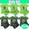 ESPNSPORT 2023 24 Wolfsburg Kids Kit Soccer Jerseys Baku Cozza L.Nmecha Arnold Wind Home Away Children's Suit Football Shirt Kort ärmar uniformer
