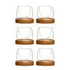 Wine Glasses Glass Tea Cup Mug Drinkware Water Coffee Mugs Espresso Cups Double Wall For Juice Cappuccino Milk