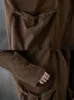 Płaszcz damski Sprężyna jesienna odzież wierzchnia kieszenie z kapturem luźne swobodne kobiety odzież vintage Windbreakers kurtki 240109