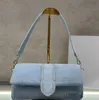 Ins Brand Designer Sac à bandoulière Le Bambimou Sac à main bleu pour femme