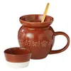 Ensembles de vaisselle, tasse en céramique, cadeau d'eau, pot de cornichon en forme de Lao Tan, tasse de chou mariné, maison, céramique, bureau, boisson