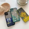 Mobiele Telefoon Gevallen Voor Coque iPhone 7 8 Plus 15 14 11 12 13 Pro Max Mini X XR XS Max Telefoon Gevallen Art Van Gogh Olieverf Zacht Schokbestendig CoversL240110