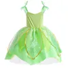 Tutu Dress Kid Girls Princess Fairy Costume Sleeveless Wing Costumes Cosplay Carnival Halloween Party 240109
