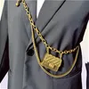 Ciards Tassel Gold Chain for Women Metal Belt cinto Ketting Riem Designer Mini Bolsa Body Jóias Ceinture femme3544975