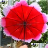 Parapluies 70cm Rétro Chinois Pivoine Fleur Parapluie Props Danse Performance Décoration De Mariage P Ograph Fantaisie Robe Kj5484 Drop Deliv Dhghb