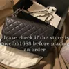 12A Definite Mirror Quality Designer Jumbo Double Flap Bag Classic Quilted Black Purse Womens Real Leather Caviar Lambskin Luxurys Handbags Shoulder Chain Box Bag