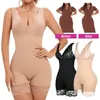 Vrouwen Kant Full Body Shaper Body Afslanken Shapewear Corset Taille Trainer Vormgeven Ondergoed Postpartum Herstel Schede Fajas 240109