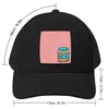 Casquettes à billes Beurre d’arachide de dessin animé mignon || Casquette de Baseball Kawaii pour petit déjeuner, chapeaux de noël noirs Vintage pour femmes et hommes