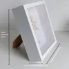 ジュエリーポーチディスプレイフレームフローティング標本プレスフラワーズPO画像ボックスホルダー3Dアートワークフラワーテーブルトップストレートスタンド