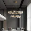 2024 Nieuwe Creatieve Kristallen Kroonluchter Moderne Luxe Woonkamer Restaurant Hanglamp Onregelmatige Glans Bar Tafel Opknoping Lampen