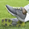 Sapatos de golfe à prova d'água para homens sem pontas tênis de treinamento esportivo ao ar livre clássico masculino treinadores tamanho grande 13 14 240109