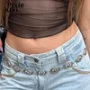 PixieKiki Y2k Style Silver Gold Chain Belts for Women Apparel Accessories Boho Vintage Hippie Belt P67-BZ13 240110