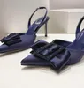 Elegant Rene Caovilla Caterina Crystal Silk paired bow diamond buckle High heel Sandal Bowtie Rhinestone Stiletto Heel Sandal Square Toes Ankle Strap party