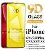 9D Full Cover Hempered Glass Full Glue Screen Protector Film för iPhone 14 13 12 Mini 11 Pro X Xs Max XR 6 7 8 Plus Samsung S22 S23449655