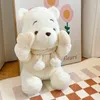 Ours en peluche mignon pour la saint-valentin, jouet pour enfants, compagnon de jeu, cadeau de vacances, oreiller de canapé, vente en gros