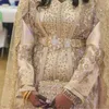 Moda marroquina caftan cintos de cristal crescido para mulheres árabe ouro corrente de cintura étnica jóias de noiva 240110