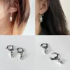 Pendientes de aro Diente Hebillas de oreja Aleación Material Fiesta Joyas En forma de Gota Para Citas Uso Diario 1/2 Piezas