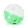 Cat Toys Pet Toy Hollow Plastic Colourf Ball med älskvärda klockor Slumpmässig färgvalp Kitten Spela Drop Delivery Home Garden Supplies Dhtkz