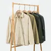 Мужские куртки 2024, повседневная рубашка с длинными рукавами, весенне-осенняя куртка с лацканами, большой размер, японская рабочая одежда, топ