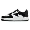 Panda Sta Bapestass Sk8 chaussures pour bas hauts chaussures Bapestars Shark Star Bapestass Sk8 cuir verni noir blanc bleu baskets de sport de plein air