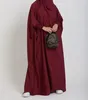 Roupas étnicas vendendo uma peça de comprimento total Jilbab Oração Abaya Modest Khimar Hijab