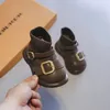 Autumn Winter Baby Girls Boots Kids Boots Infant Toddler Shoes Soft Bottom Outdoor Children Casual Knitted Boots 240109