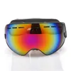 Inverno esqui snowboard óculos uv400 grande visão única camada máscara esférica esqui das mulheres dos homens neve snowmobile eyewear 240109