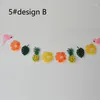 Dekoracja imprezy Flamingo Flaga Bell Garland Banner na Happy Birthday Tea Wedding Decor Baby Shower itc