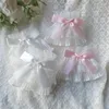 Nail Art Kits 2024 Japanese Handheld Lace Mesh Bow Sleeves Swinging Props Instagram Short Hand