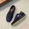 Berluti Herrskor Skor Playoff Leather Sneakers Berlut Bru 2024 Nya herrarna Stiliga lågklippta sporter och avslappnad high end mode trendig för män rj a4xx