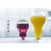 Other Drinkware Creative Light Bb Shape Tea Fruit Juice Drink Bottle Cup Plant Flower Glass Vase Home Office Desk Decoration Drop De Dh6K5