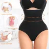 Taille haute formateur culotte corps Shaper dentelle string minceur ventre ventre femmes Shapewear bout à bout culotte sexy slips S6XL 240110