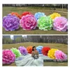 Umbrellas 70Cm Retro Chinese Peony Flower Umbrella Props Dance Performance Wedding Decoration P Ograph Fancy Dress Kj5484 Drop Deliv Dhghb