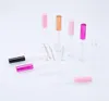 5 Cores 2ml Vazio Lip Gloss Caixa de Plástico Recipientes Rosa Ouro Vermelho Rosa Preto Lipgloss Tubo Recipientes Mini Lip Gloss Split Bottle2932763