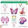 DIY Handmade Diamond Painting Pendant Butterfly Love Wind Chime Jewelry Sticking Diamond Double sided Decorative Painting