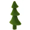 Dekorativa blommor Moss Tree Ornament Desktop Xmas Supplies Mini Decor Flocked Christmas Present Decorations