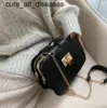 2024Trendy Shoulder Bag with Flap Solid Color Leather Bags for Women's Handbag Purses With Chain
