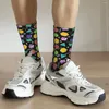 Men's Socks All Seasons Crew Stockings DnD Dice 'n'Stuff Harajuku Funny Hip Hop Long Accessories For Men Women Birthday Present