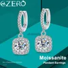 Stud ALIZERO 1 D Colore Moissanite Orecchino 925 Sterling Sliver Orecchini con perno per le donne Matrimonio Fidanzamento Gioielleria raffinata YQ240110