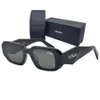 17 luxe designer zonnebrillen voor dames heren bekende merken UV400 beschermlens OEM ODM logo aanpassen snijden Rechthoekige plankframes van hoge kwaliteit met originele hoes