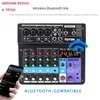 TEYUN 8 6 4 Channel Professional Portable Mixer Sound Mixing Console Computer Input 48v Power Number Live Broadcast A4 A6 A8 y240110