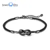 Bracelets JewelOra Personalized Infinity Couple Bracelets for Women Men Customized Name Engraving Bracelet & Bangles Valentine Day Gifts