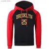 Heren Hoodies Sweatshirts Brooklyn 25 City Gele Letter Heren Hoodie Herfst Ronde Hals Hoody Hoge Kwaliteit Los Sweatshirt Casual Oversizesportswear T240110