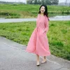 Party Dresses Cotton Linen Maxi Shirt Dress Summer Women's Clothing Japanese Retro Plus Size Flax Korean Harajuku Loose Fashion