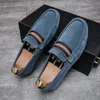 Gai loafers andningsbara män sneakers casual skor mäns lägenheter som driver mjuka mockasiner båtskor 240109