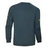 Quick Dry Autunno Primavera Sport Training Tshirt da corsa Top Tees Abbigliamento moda OverSize 7XL 8XL 9XL Manica lunga Blu Uomo T Shirt 240110