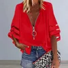 Women's Blouses Sexy Summer Blouse Solid Color Daily Wear Metal Hoop Striped Women Top