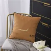 Letto di lusso Colazione Soggiorno Divano e comodino Cuscino moderno americano Cuscino Modello Camera Cuscini ricamati Regalo