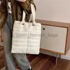 Sacs à bandoulière décontracté matelassé femmes sacs à main en Nylon rembourré grand sac fourre-tout doux Puffer dame sacs à bandoulière Simple hiver Shopper sacs à main 2023catlin_fashion_bags